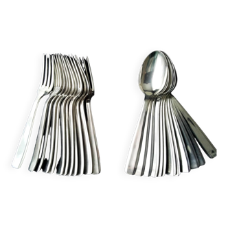 Housewife, table cutlery 24 pieces silver plated Argental