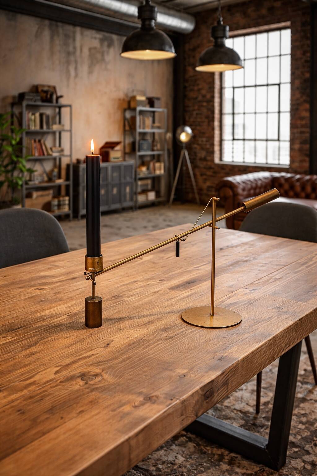 Kinetic Sculptural Candle Holder in Limited Edition (612/999) — Modern Era