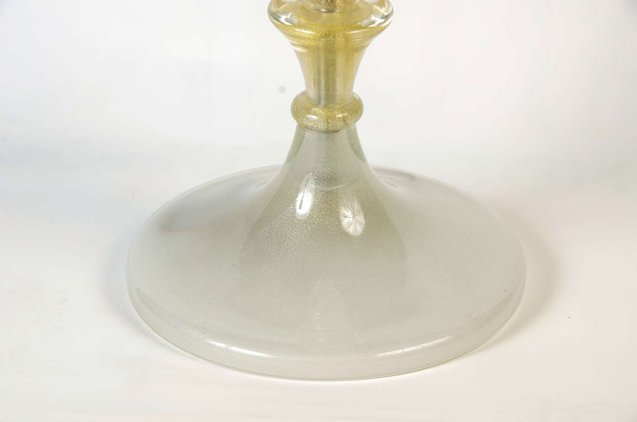 Set of 4 Murano glass lamps, 1975