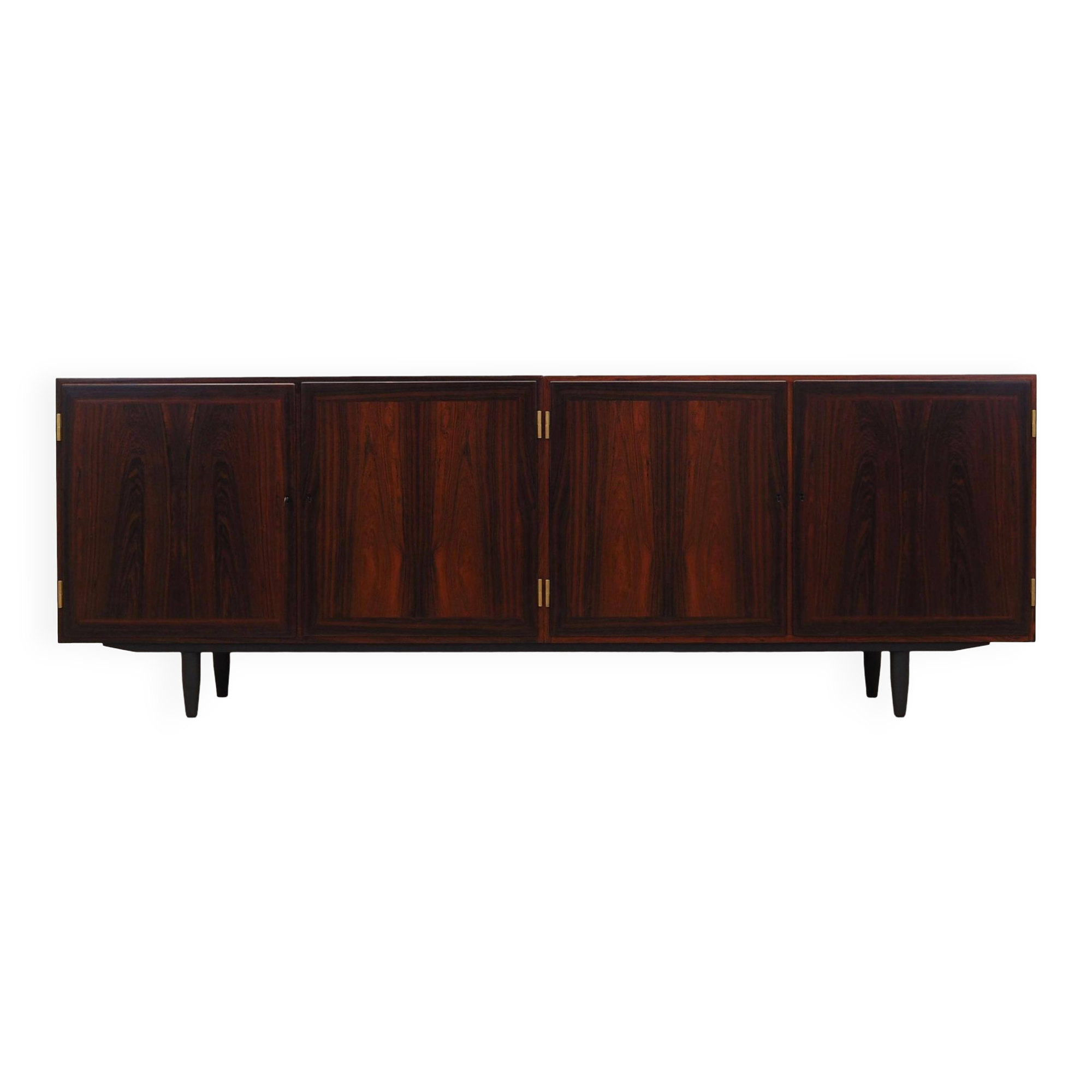 Enfilade en palissandre, design danois, années 1970, designer : Carlo Jensen, production : Hundevad