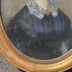 Large portrait of a woman in pastel – Second Empire period – Signed Loullie, d