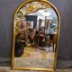 Golden vintage mirror