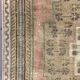 Turkish rug 266x91 cm wool vintage shabby chic runner green, beige