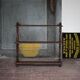 Vintage wall shelf, wooden furniture, living room, kitchen