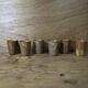 6 verres, tasses en grès Digoin