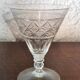 Port carafe in bohemian cut crystal and its 4 Glasses