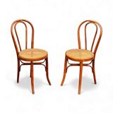 2 bentwood bistro chairs, circa 1900, by Cambier Frères