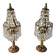 Paire de lampes cristal