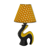 Ceramic Casserole lamp from the 60