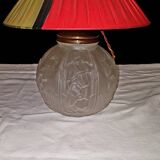 Art Deco opaline lamp