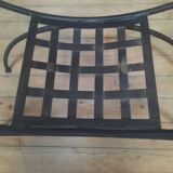 Metal and glass console