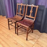 Pair of Secession chairs, 19th/20th century