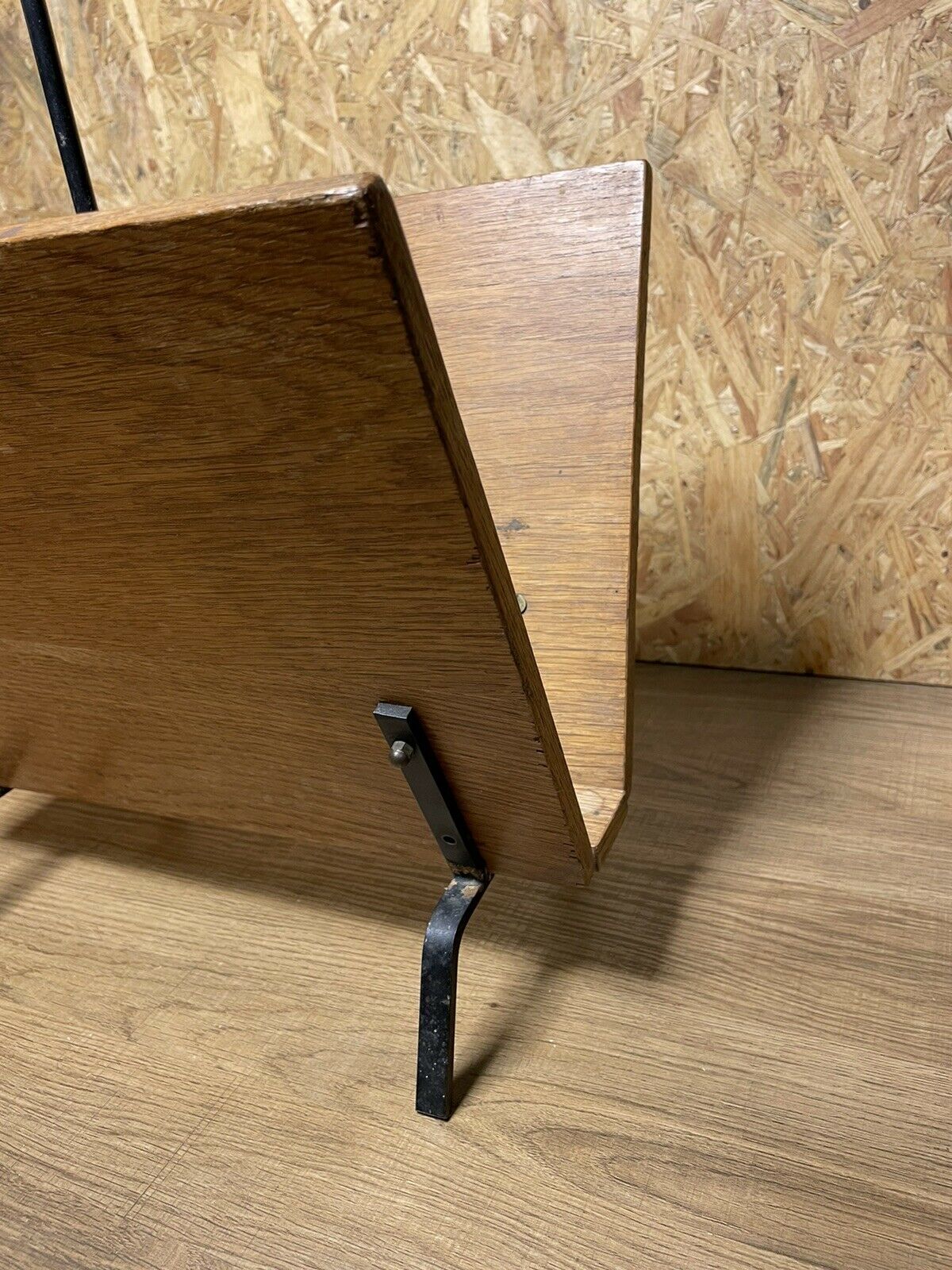 Porte revue anicen vintage year 50,60' modernist, chene, deco chic