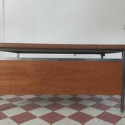 Bureau à caisson amovible dans le goût de Florence Knoll
