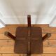 Sellette art déco en bois