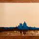 Signed watercolour painting in two colours "Twilight over Venice"
