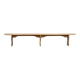 Long banc en bois massif travail artisanal français