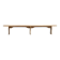 Long banc en bois massif travail artisanal français