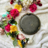 Brass mirror