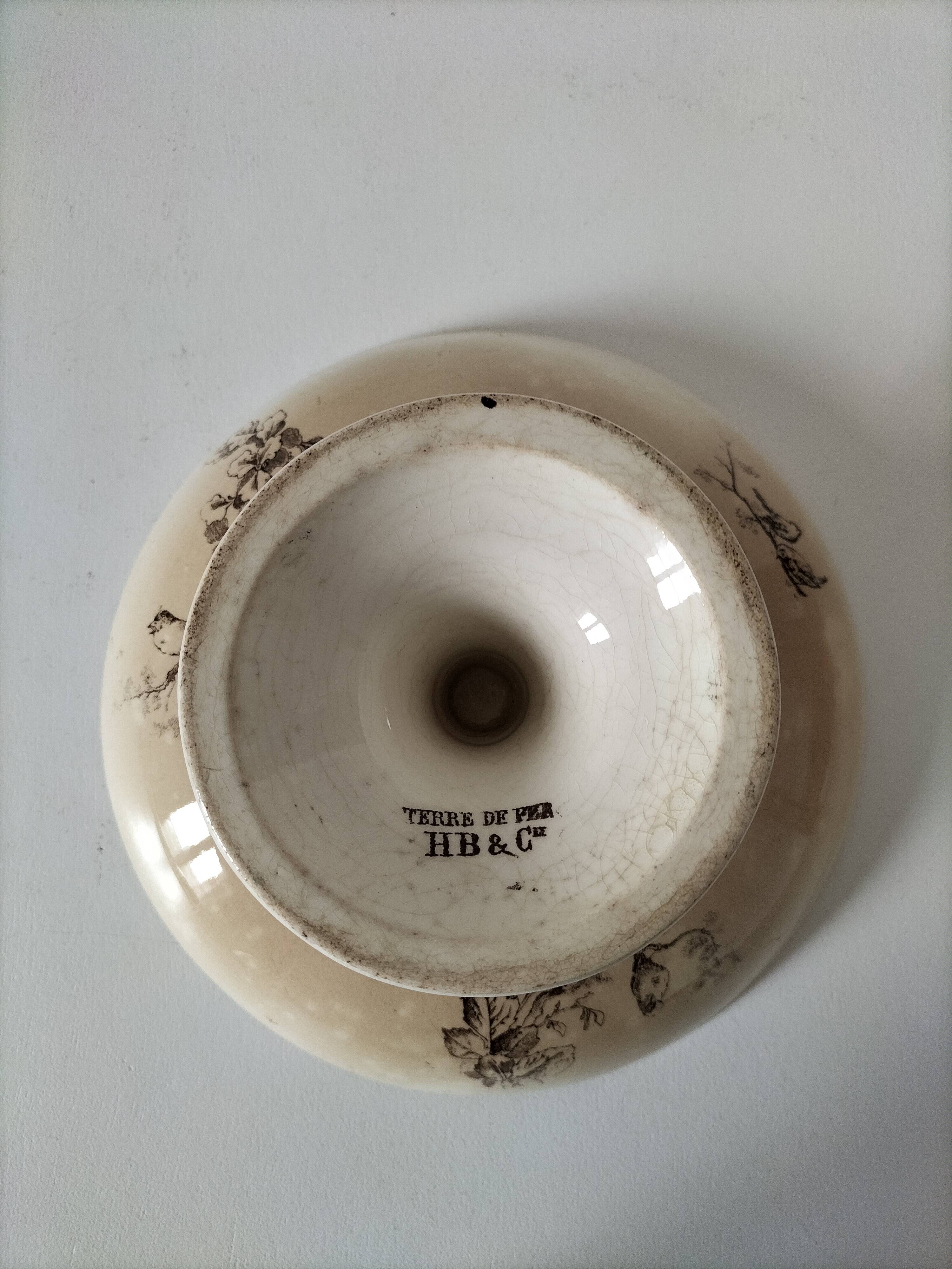 Plate on pedestal HB & Cie