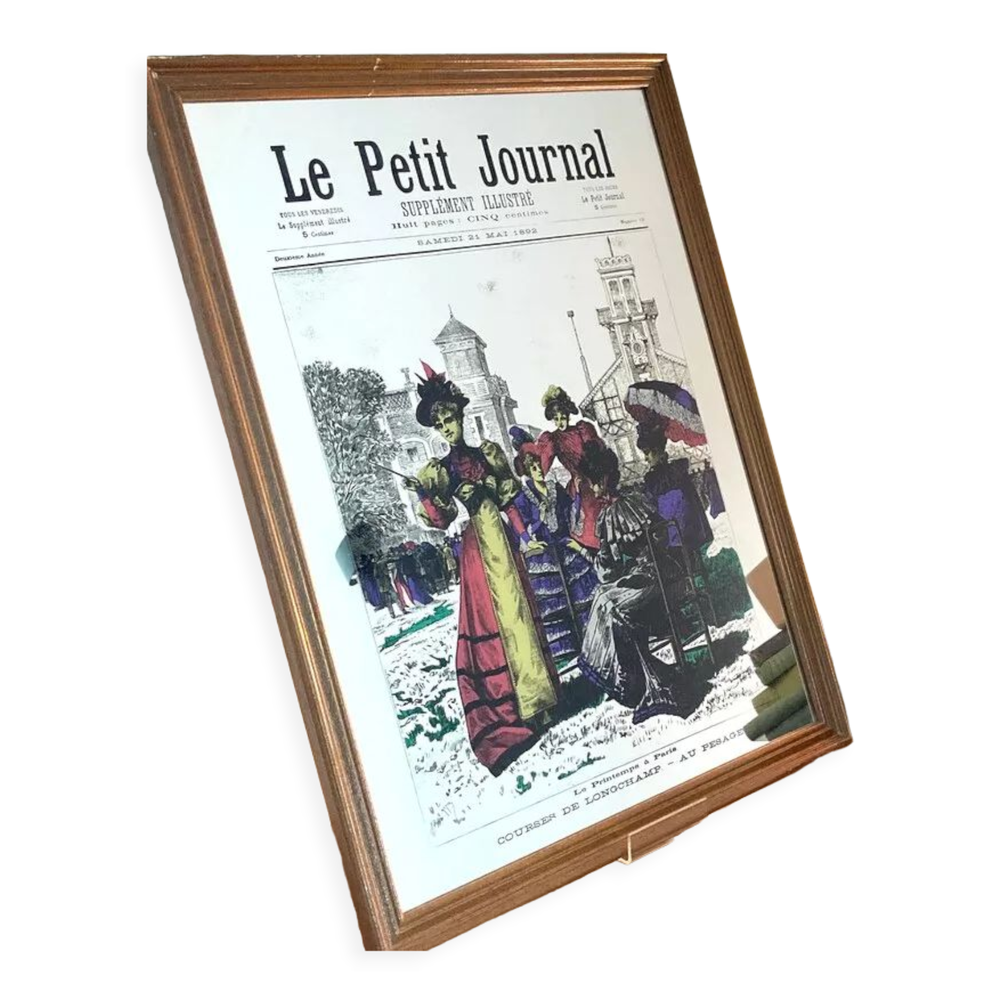 Advertising mirror "Le Petit Journal"