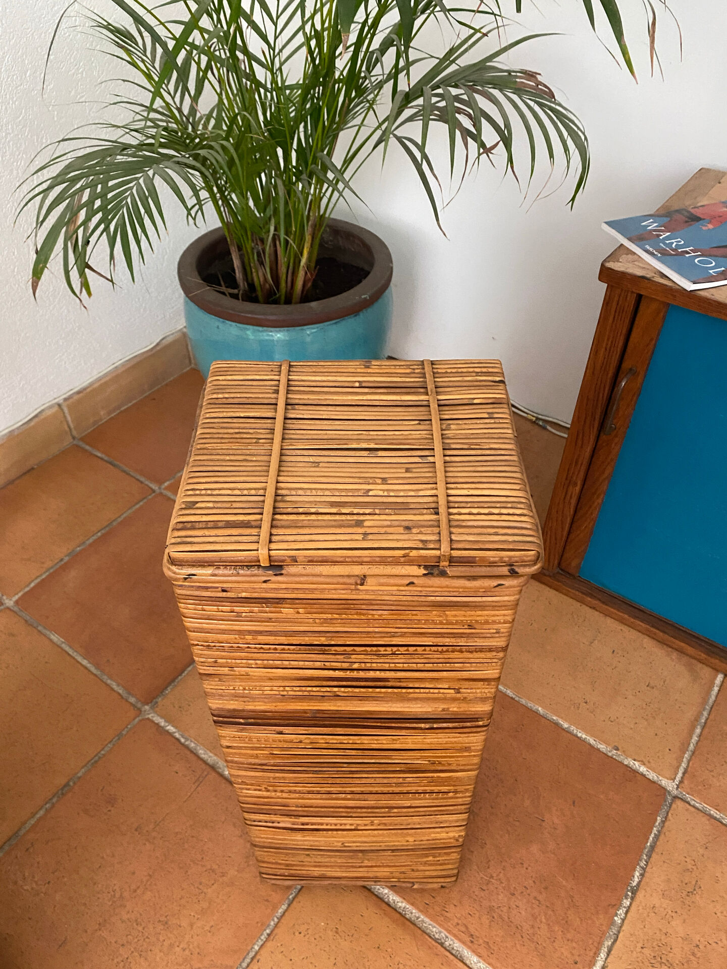 Rattan chest