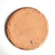 Red Provençal earthenware plate, sun decoration, Folk Art