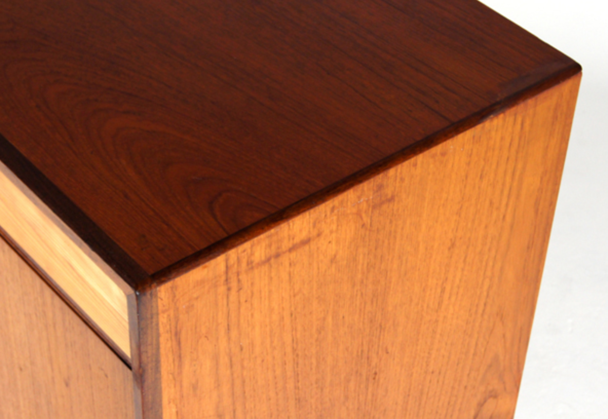 Retro vintage line in Danish teak 60s 70s modern Scandinavian