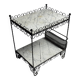 Side table drinks table marble