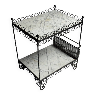 Side table drinks table marble