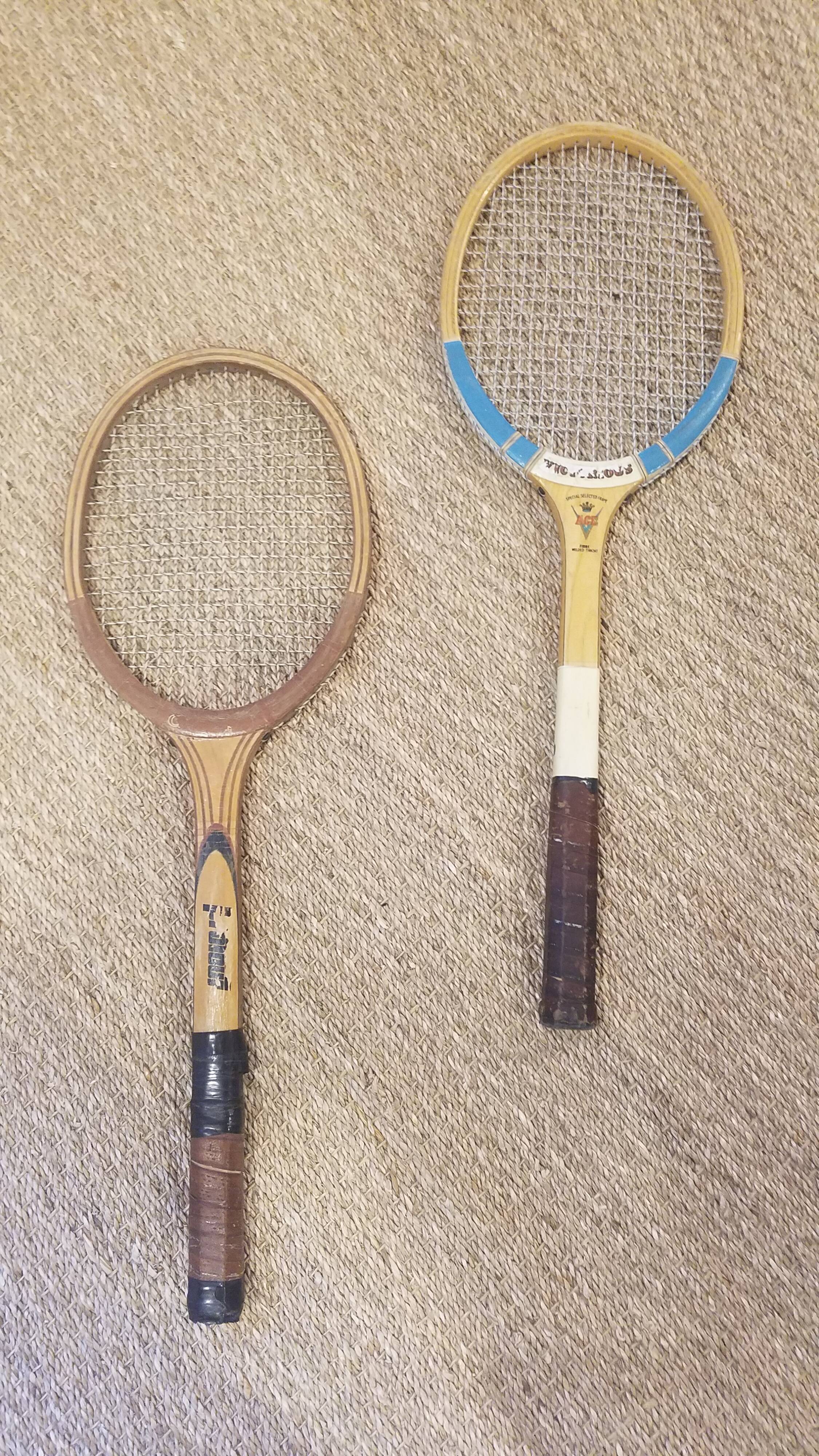 Lot 2 raquettes de tennis