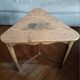 Vintage English side table from the 50s in pine
