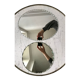 Duo of beveled mirror trays 50s