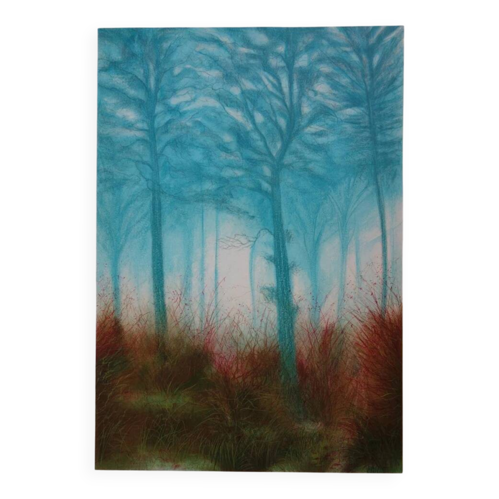 Daniel Gallais: Aurora Japan, original signed lithograph