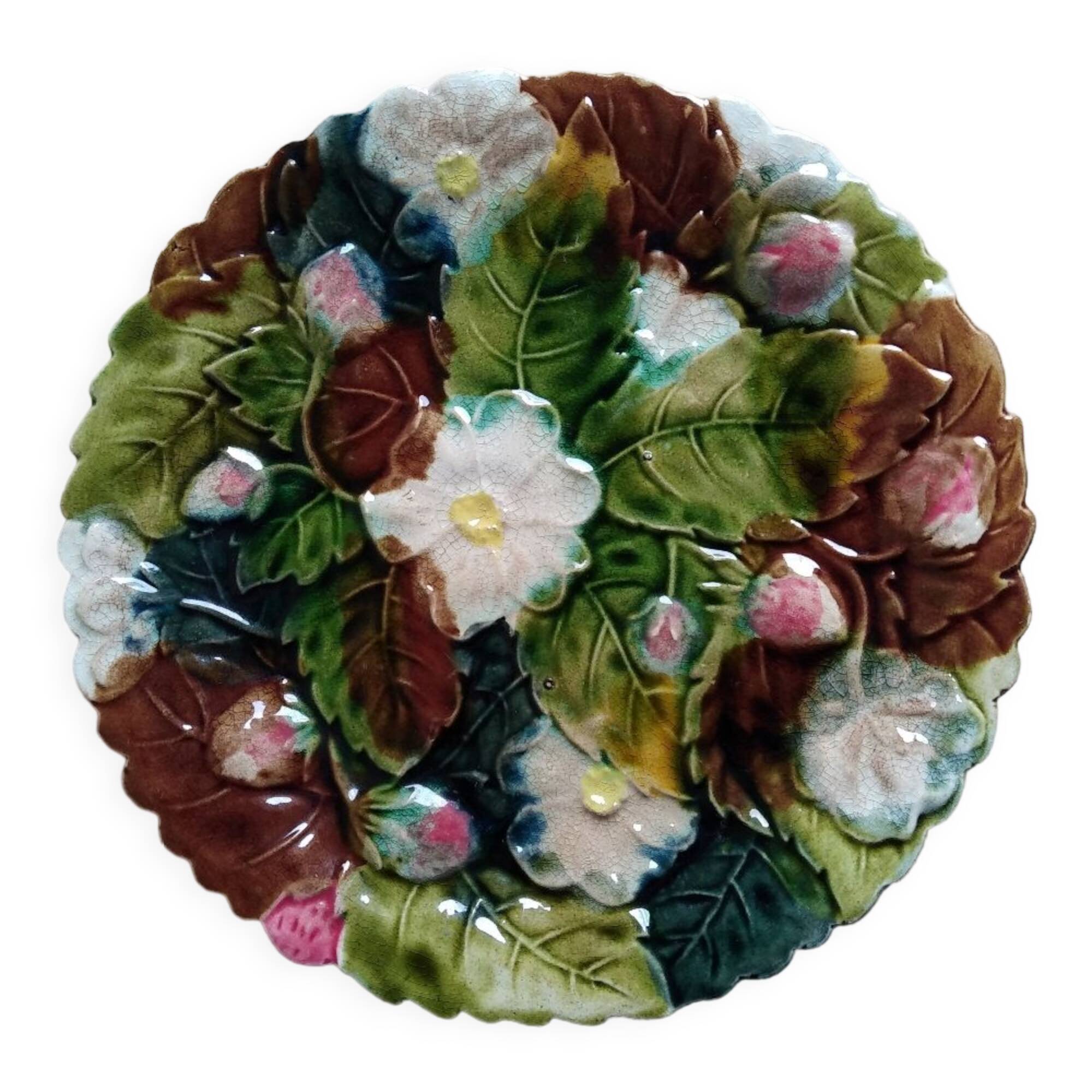Assiette barbotine