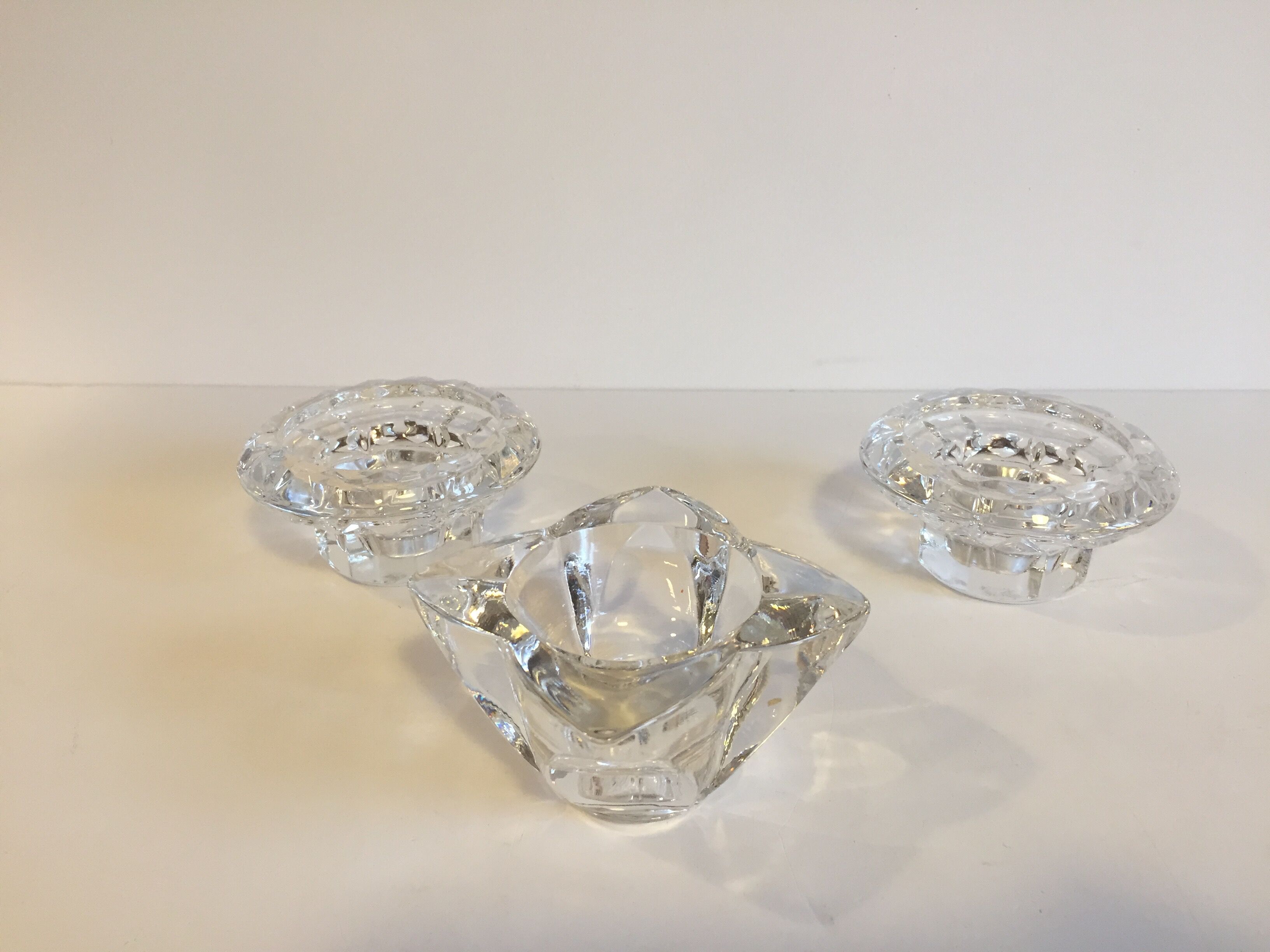 Set of 3 crystal photophores