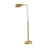 Lamppost / adjustable guided 1970s vintage gilded brass