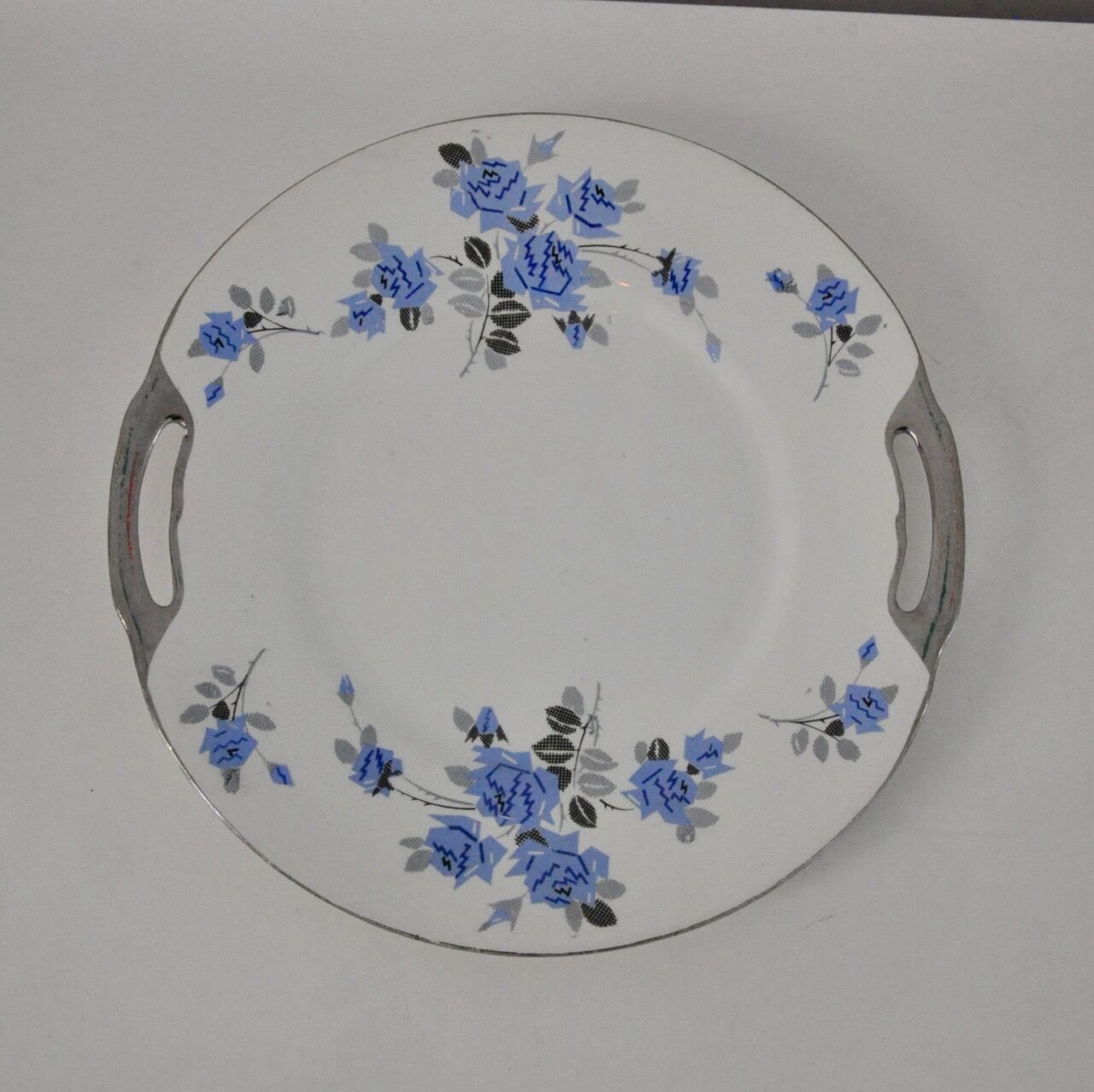 Set of 11 plates dessert and 1 dish of the pottery of onnaing