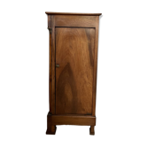 Empire walnut bedside table