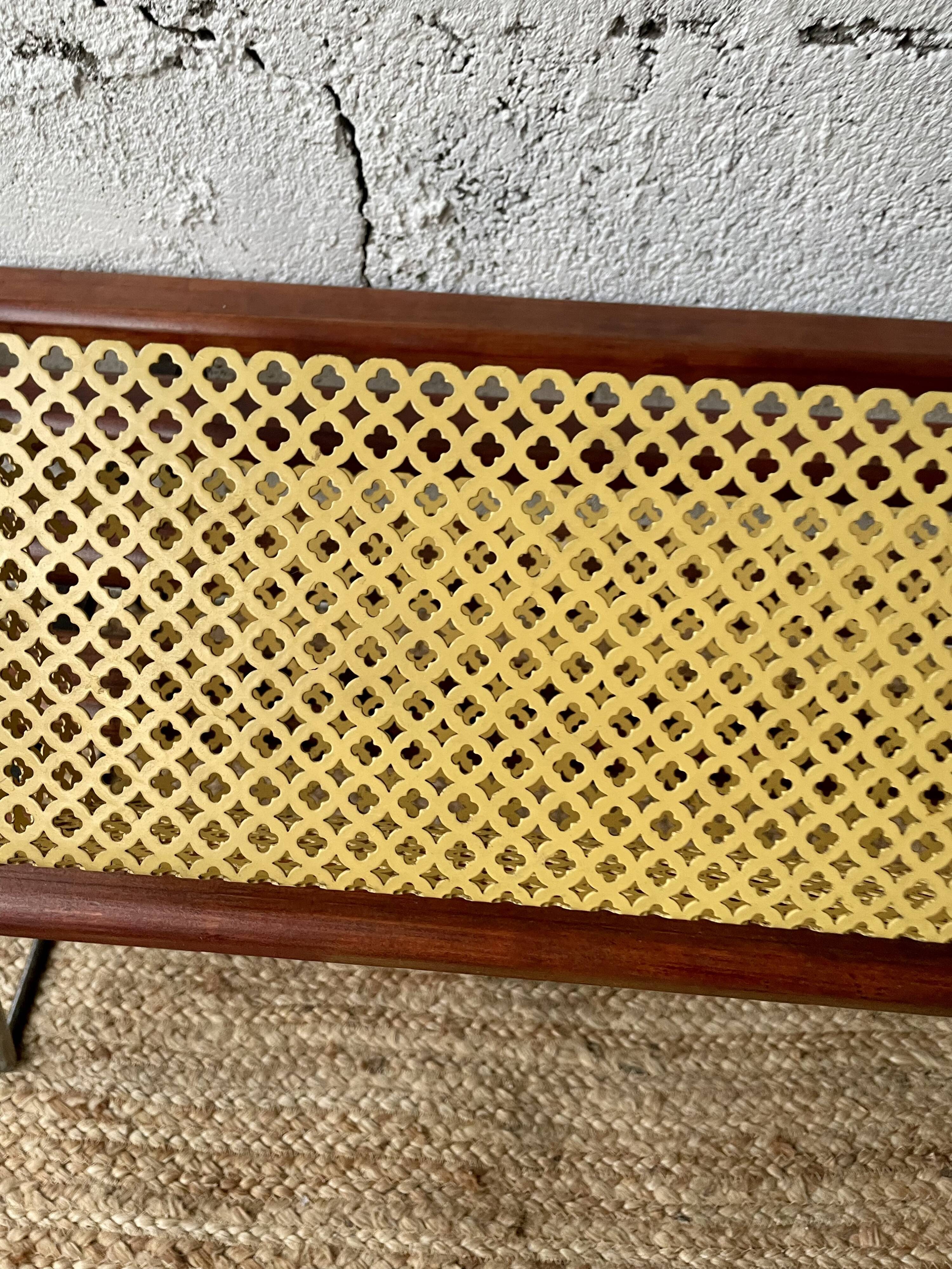 Perforated sheet metal planter