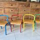 Vintage child school chair Jacques Hitier