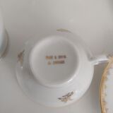 Full coffee service in Limoges porcelain