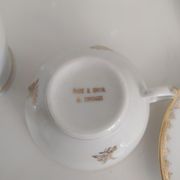 Full coffee service in Limoges porcelain