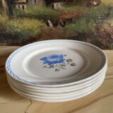6 Badonviller "Germaine" dessert plates