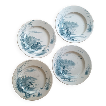 4 Gien plates model Ducks