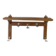 Wall-mounted coat rack with vintage hooks