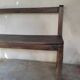 Duo of fireplace benches