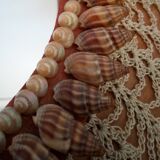 Shell hand mirror 35x19cm