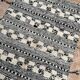 Small black Moroccan Berber Zanafi kilim rug for bedroom and living room.