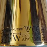 Pair of golden wall lights from the brossier saderne brand